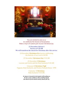 Christmas Services 2013